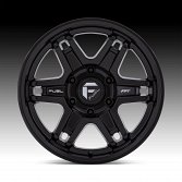 Fuel Slayer D836 FFT Matte Black Custom Truck Wheels 3